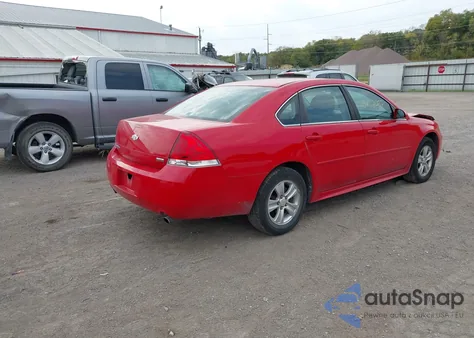 2013 Chevrolet Impala Ls из США, поврежденный, VIN 2G1WF5E30D1248437